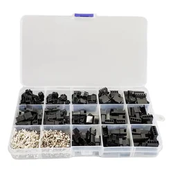 Kit Conectores SM2.54mm Dupont Macho-Hembra 2/3/4 Pines PCB