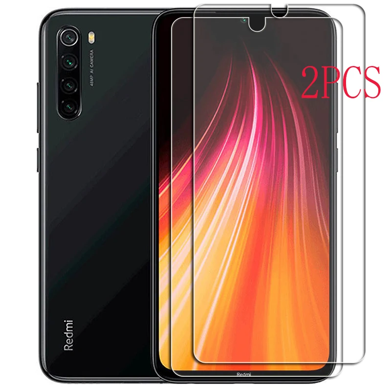 Protector de pantalla de cristal templado para Xiaomi Redmi Note 8T, película protectora para teléfono M1908C3XG de 6,3 pulgadas