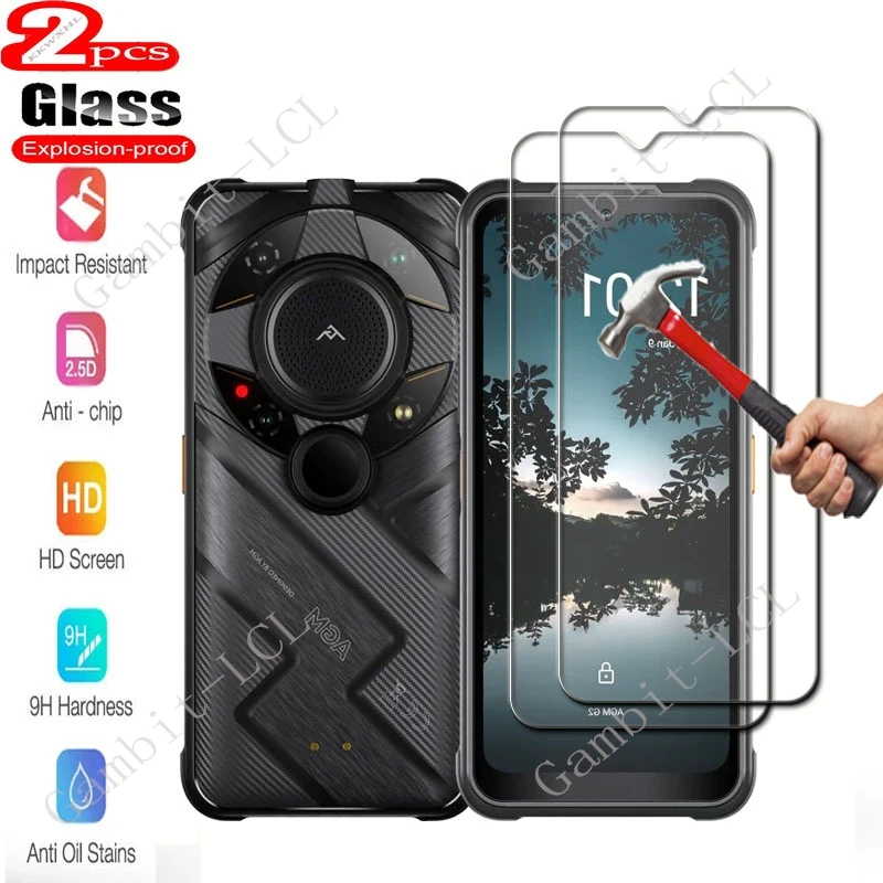 2 uds para AGM H6 Lite G2 Guardian (G2 GT) Note N1 (Z1) Glory G1S H5 Glory SE X5 H6Lite protección de pantalla película de vidrio templado