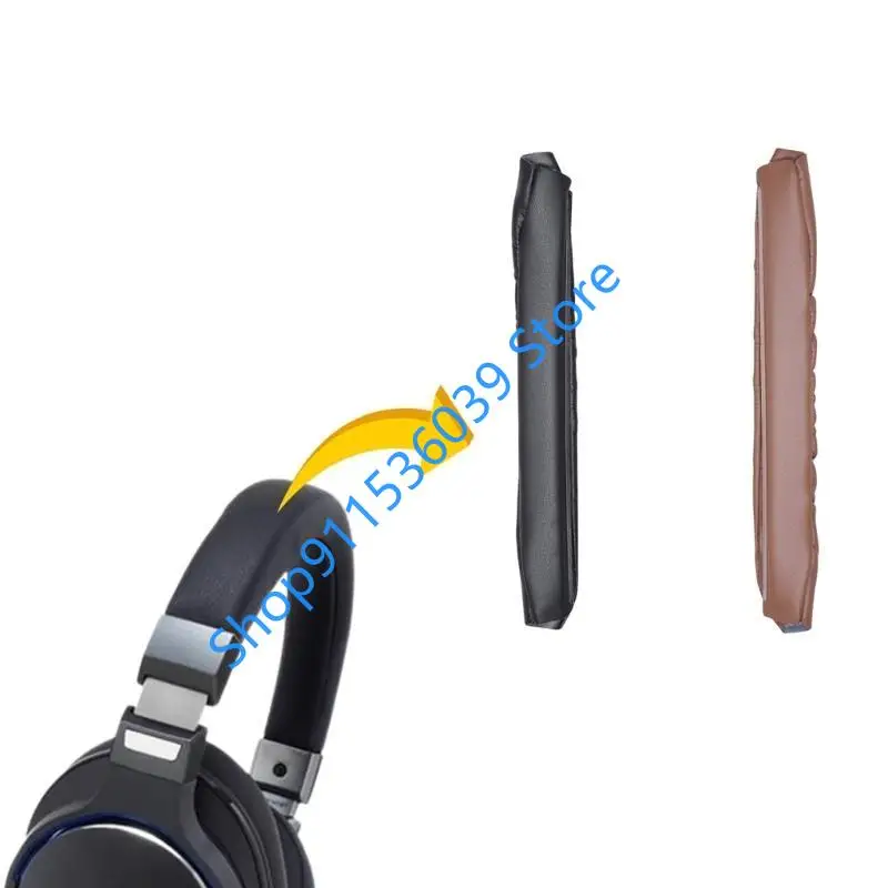 Funda de cuero para diadema para auriculares ATH MSR7 MSR7B MSR7NC, MSR7BK, MSR7GM, funda protectora para diadema de repuesto - imagen 2