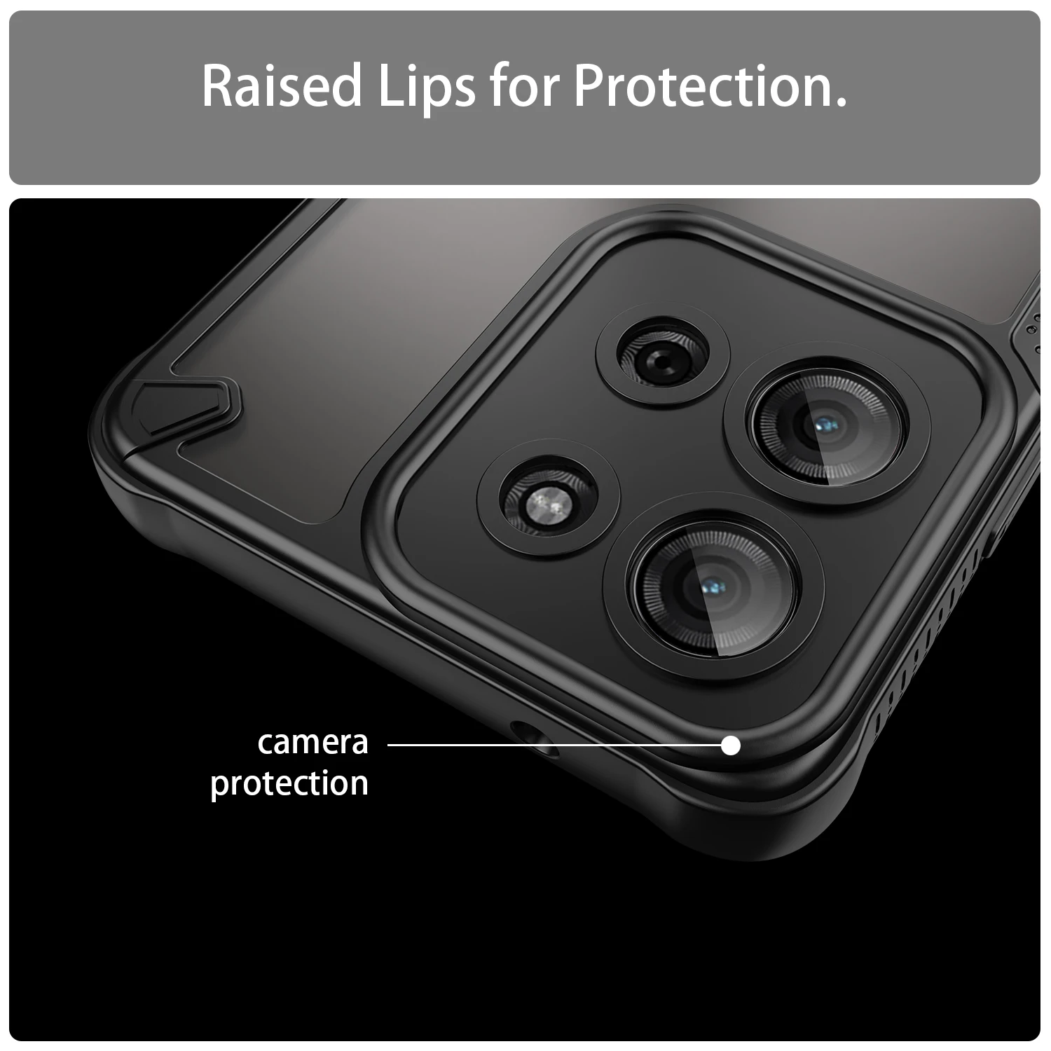 Funda de teléfono de lujo para Motorola G35 G55 G75 5G, funda trasera lisa a prueba de golpes para Moto G55 G35 G75 - imagen 5