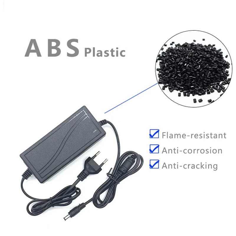 Adaptador de 12V 5A, convertidor de fuente de alimentación, cargador, entrada UE EE. UU., 110V, 220V, salida, transformador de luz de tira LED de 12V - imagen 2