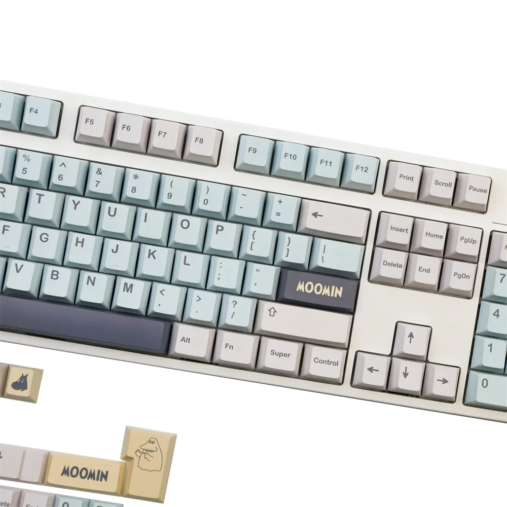 142 teclas perfil de cereza GMK clon Keycap PBT sublimación de tinte diseño ANSI ISO Enter para teclado 60/61/64/68/75/84/87/96/104/108 - imagen 3