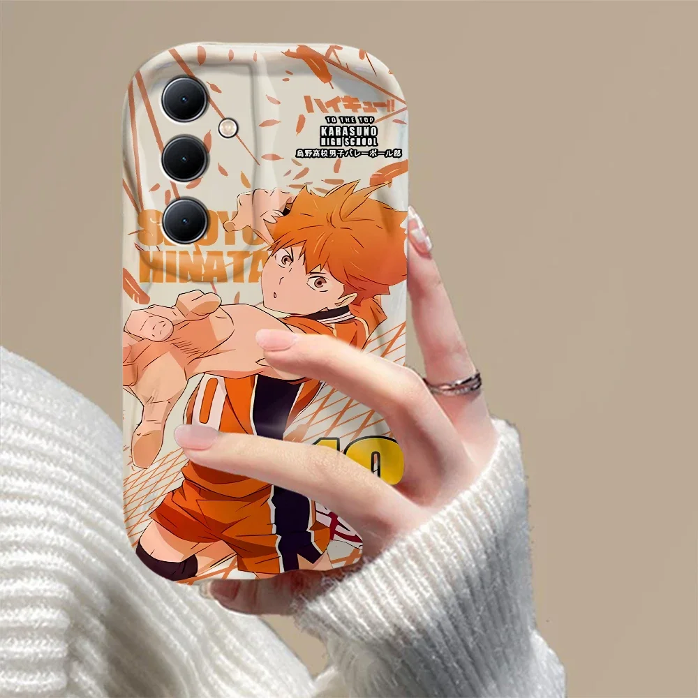 Haikyuu-funda de silicona suave para móvil, carcasa de Anime 3D Wave para Xiaomi Mi 14, 12, 12T, 11 Lite, Poco M6, X6, X5, X4, F4, X3, M3 Pro, 4G, 5G - imagen 5