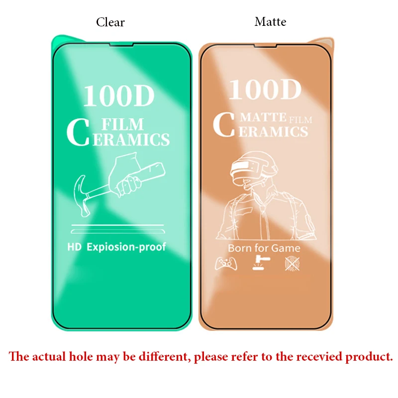 Película esmerilada mate de cerámica transparente para Samsung Galaxy S23, S22, S21, S20 Plus, S21, FE, S23 Ultra, 5G, S22 +, S23 Plus, Protector de pantalla - imagen 2