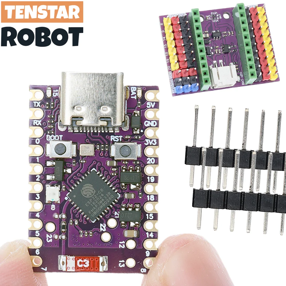 TENSTAR ESP32 C3 SuperMini Placa de desarrollo ESP32-C3 Módulo WiFi Bluetooth - imagen 3