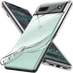 Funda transparente ultrafina para Google Pixel 6 6A 7 7A 8 8A 9A 9 Pro XL Google Pixel 8 Pro fundas transparentes