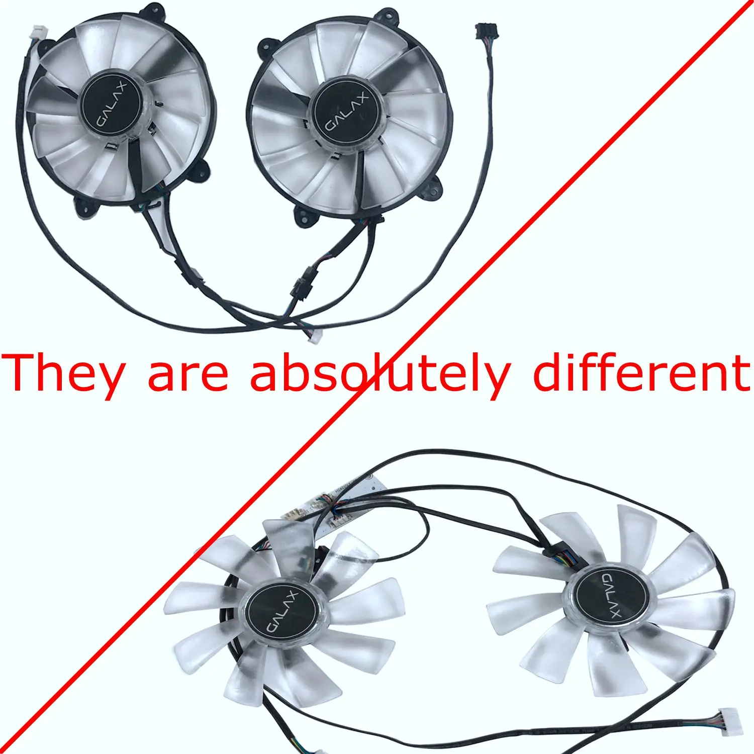 Ventilador de tarjeta de vídeo GPU para kuroushikou GALAKURO, GK-RTX2080-E8GB, RTX 2070, 2080, 2060, reemplazo de supergráficos, 2 uds./Set - imagen 4