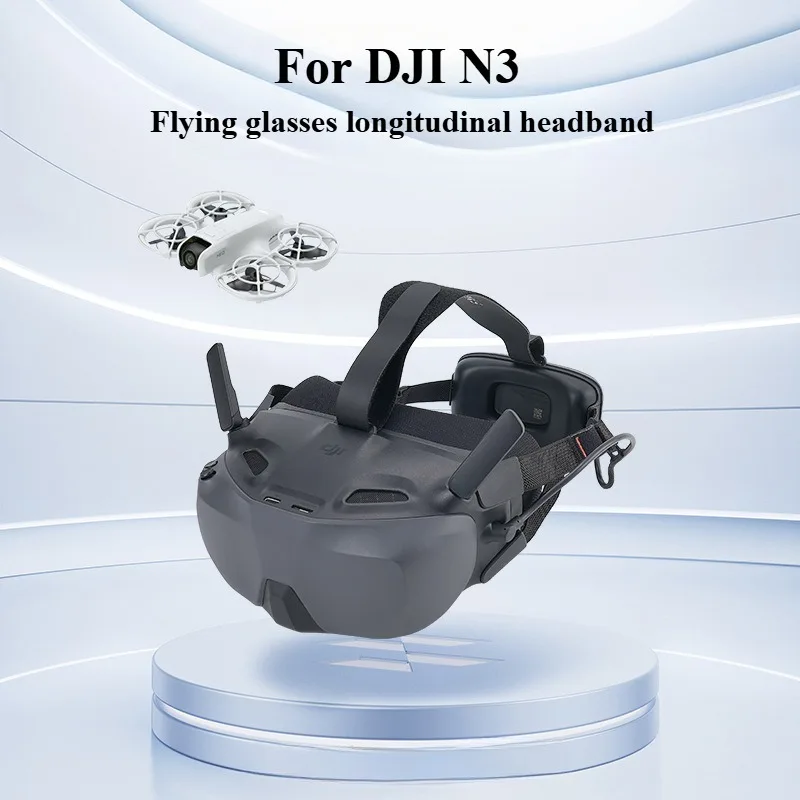 Para DJI Neo Goggles N3 diadema de protección Simple para DJI N3 PU cuero alivio de presión línea Vertical diadema auxiliar