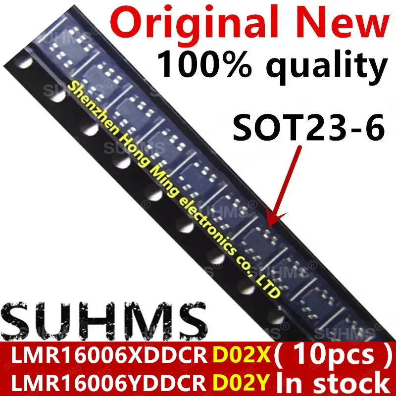 (10 piezas) 100% nuevo LMR16006 LMR16006XDDCR D02X LMR16006YDDCR D02Y sot23-6