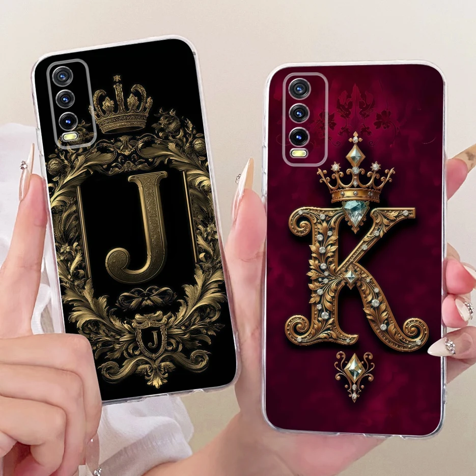 Para Vivo Y20 Y20i Y20s Y20g Y20t funda Y11s Y12s lindas letras cubierta suave funda de teléfono delgada para Vivo Y12s Y12a Y 20 i VivoY20 Fundas