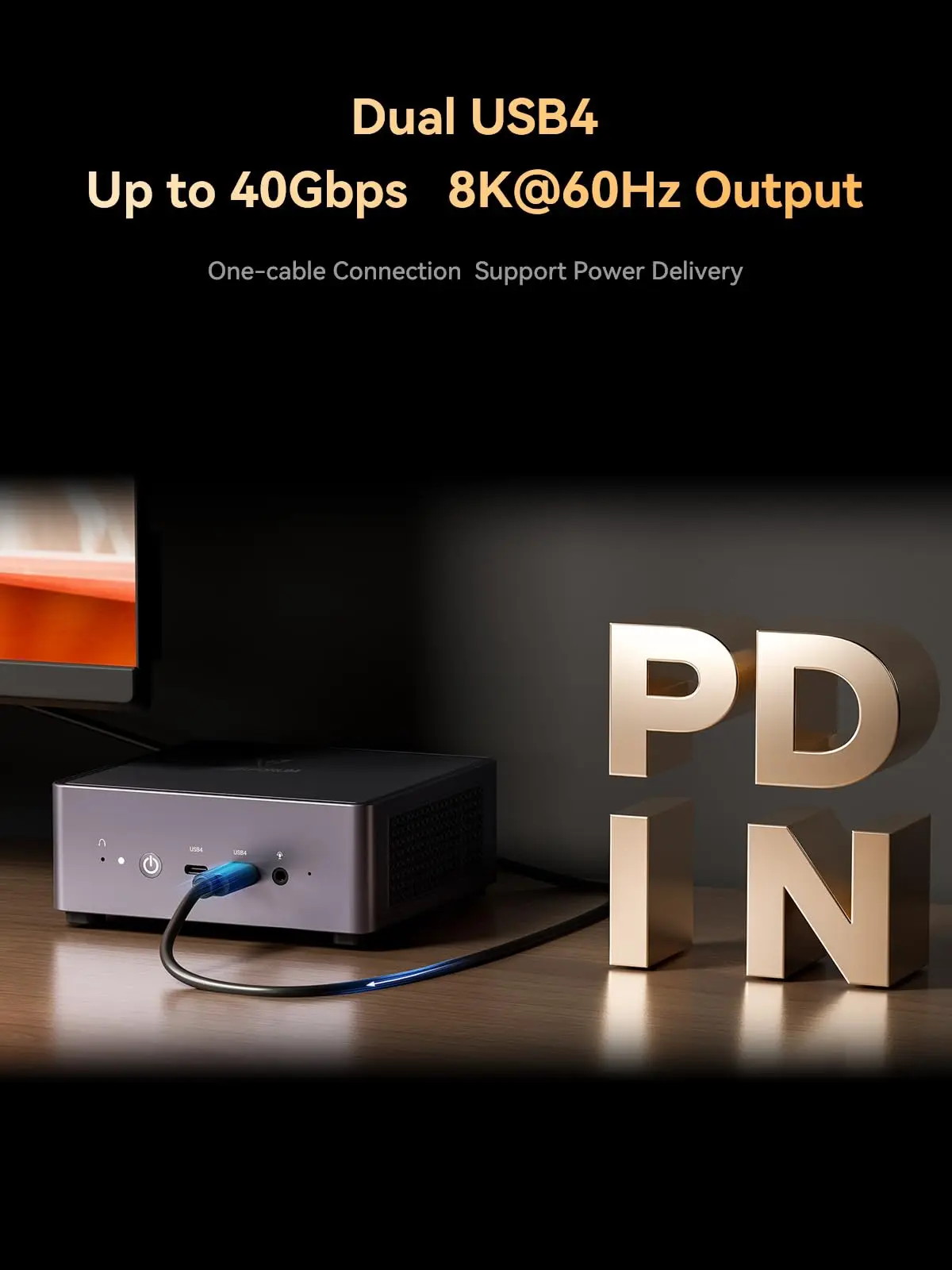 MINISFORUM UM790 Pro Ryzen 9 7940HS Mini PC Gaming DDR5 USB4
