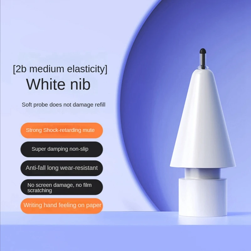 Tubo de aguja modificado para Apple Pencil, punta de pluma de película de papel resistente al desgaste, silenciador, amortiguación, 1ª y 2ª generación, caliente - imagen 5