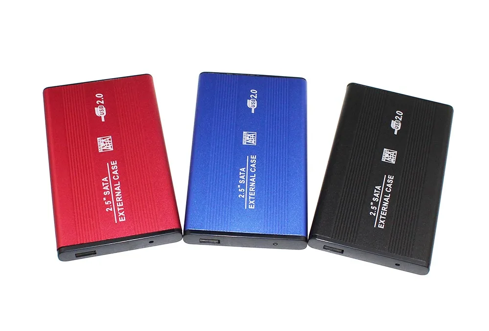 Caja Externo USB 2,0 SATA HD de 2,5 ", unidad de disco duro HDD de 3TB, carcasa de HDD externa para Windows/Mac