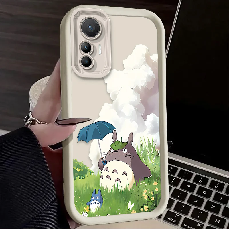 Funda T-TotoroS de dibujos animados para Xiaomi 14T 13T 11T 12T 13 12 11 Lite 5G NE POCO X6 X5 F6 F5 F3 X4 GT X3 NFC M5S M6 Pro 4G - imagen 3