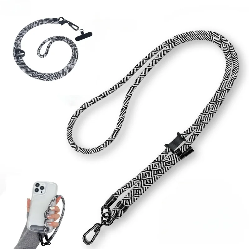 Cordón universal para teléfono, cordón ajustable para teléfono celular con gancho multifunción, cordón para teléfono alrededor del cuello, para hombres y mujeres - imagen 2