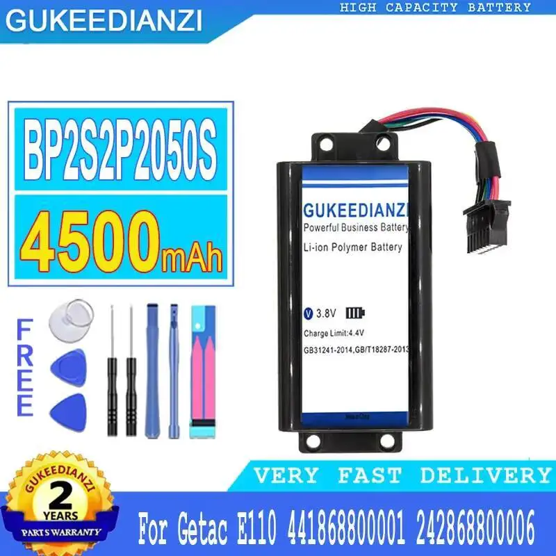 BP2S2P2050S estable 4500Mah reemplazo confiable para Getac E110 441868800001 242868800006 batería del ordenador portátil