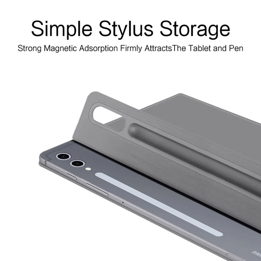 Funda para Samsung Tab S10 Ultra, Funda de 14,6 pulgadas SM-X920 Y Fold para tableta Galaxy Tab S10, Funda inteligente Ultra magnética - imagen 4