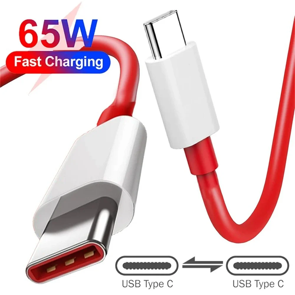Cable de carga rápida USB tipo C de 65W, Cable de carga rápida tipo C a tipo C, Cable de datos de transmisión de alta velocidad 3,0 PD para teléfonos móviles