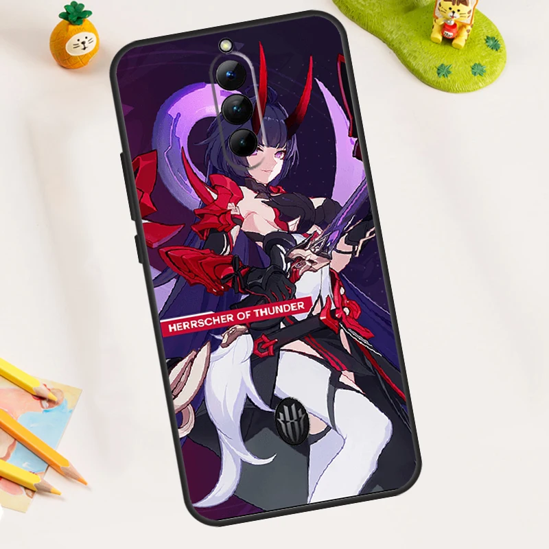 Herrscher-funda de Thunder Honkai Impact 3 para móvil, carcasa para ZTE Nubia Red Magic 8S Pro 9 Pro Plus RedMagic 8 Pro 7 7S 6 6S Pro 5S 5G 6R - imagen 2