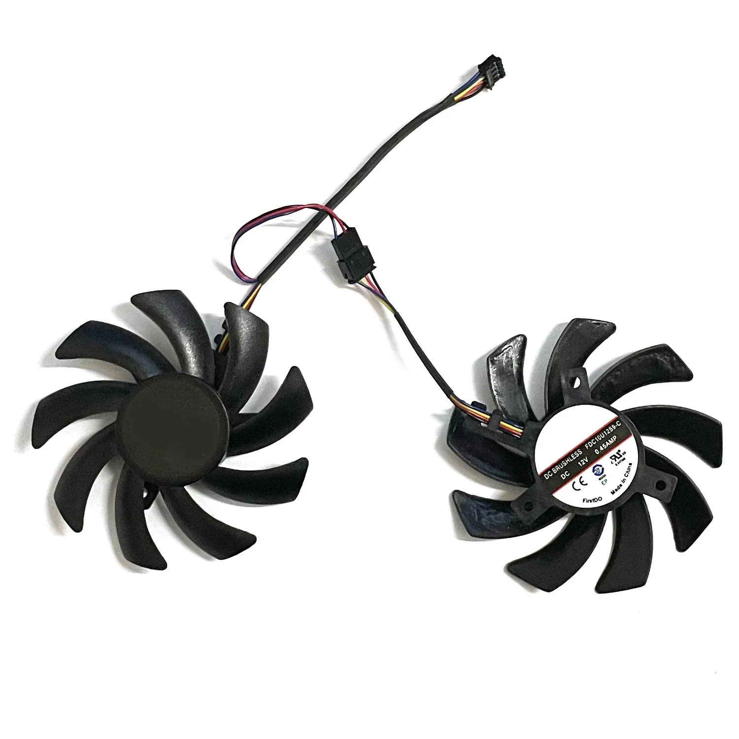 Sapphire HD6850 HD6970 HD7870 2G HD7950 HD7970 XFX R9 270X 280X FDC10H12S9-C FD7010H12S 4pin DC 12V 0.45A - imagen 4