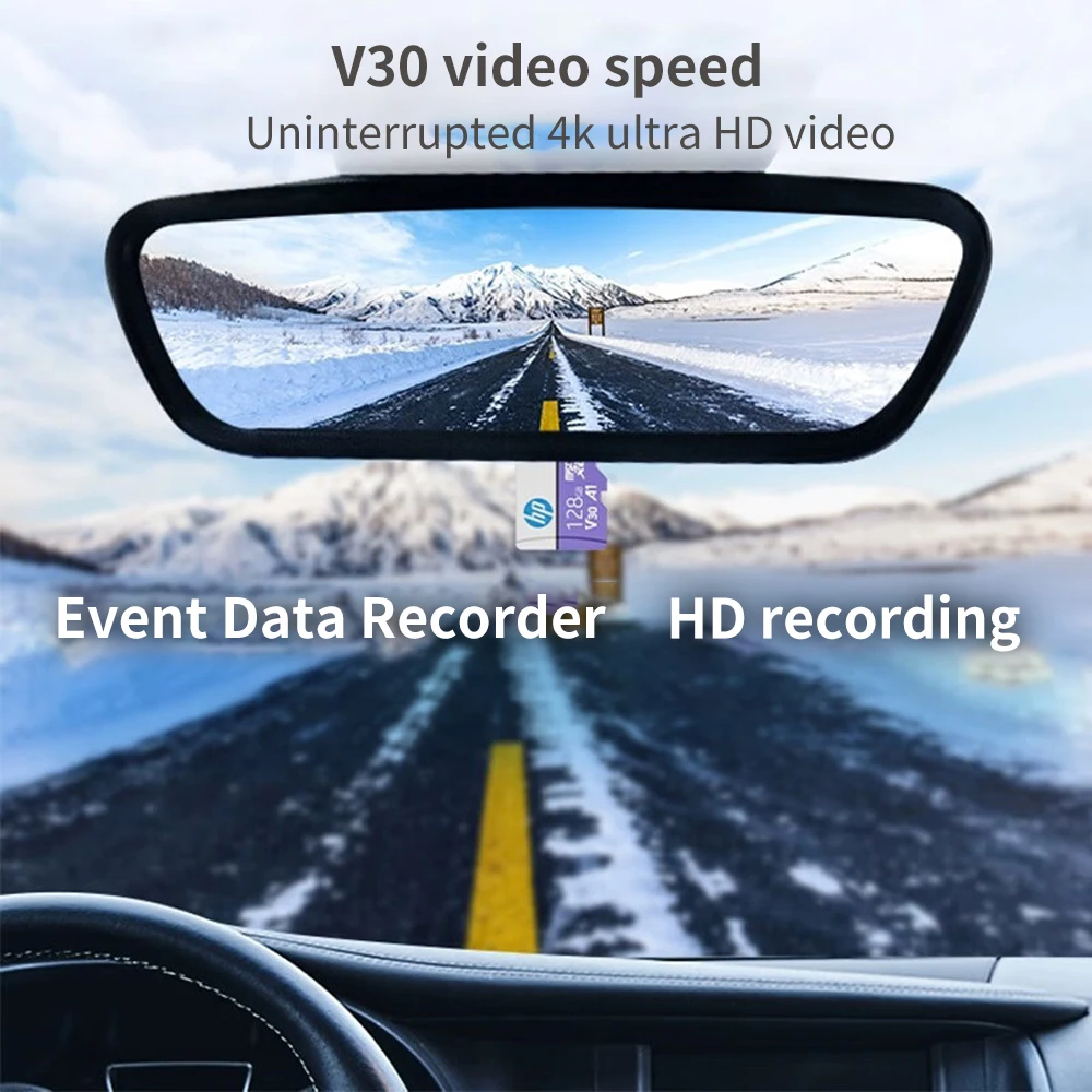 Tarjeta De Memoria HP Micro SD Clase 10 64GB 128GB U3 4K Alta Velocidad Cartao De Memoria Memoria Flash TF Mecard C10 - imagen 4