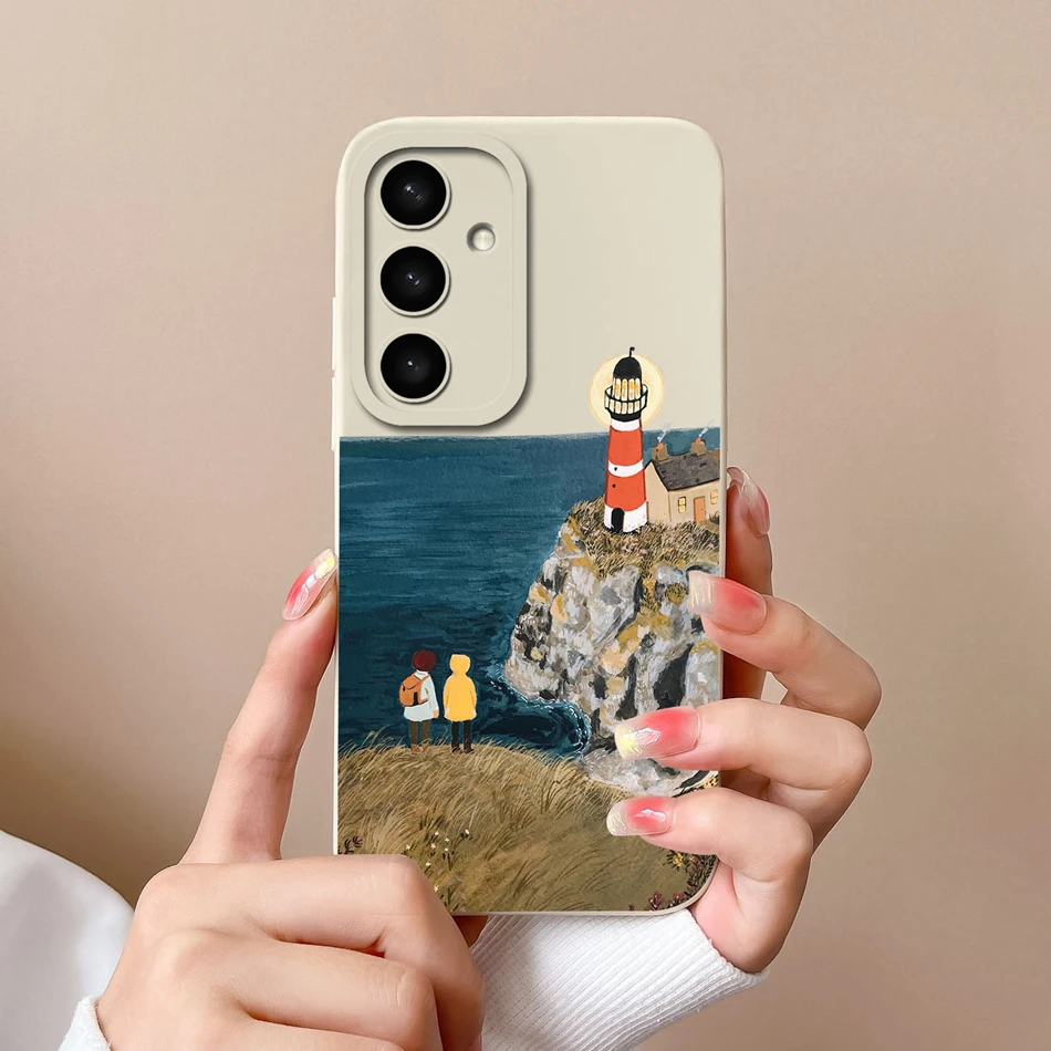 Para Samsung Galaxy S25 Plus Ultra Funda astronauta cobertura completa Funda para Samsung S 25 Anti caída silicona líquida fundas traseras suaves - imagen 4