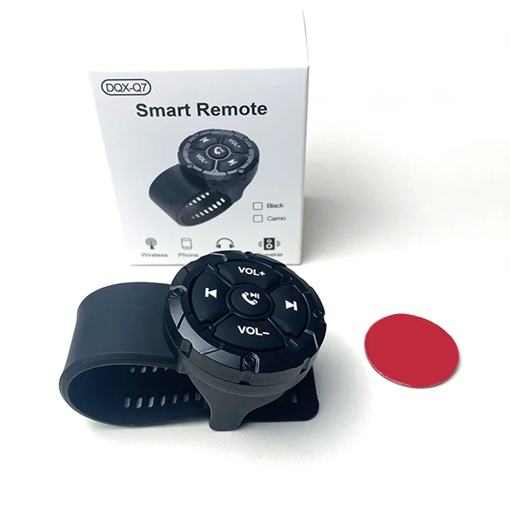 Auriculares inalámbricos para casco, cascos con botón remoto, Bluetooth 5,3, Control multimedia para manillar de motocicleta y bicicleta - imagen 5