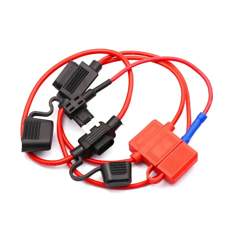 Portafusibles de 12V, adaptador de grifo de circuito adicional Micro2, Mini fusible automático de hoja APM ATM estándar pequeño con soporte/fusible de cuchilla 10A, 1 Uds. - imagen 3
