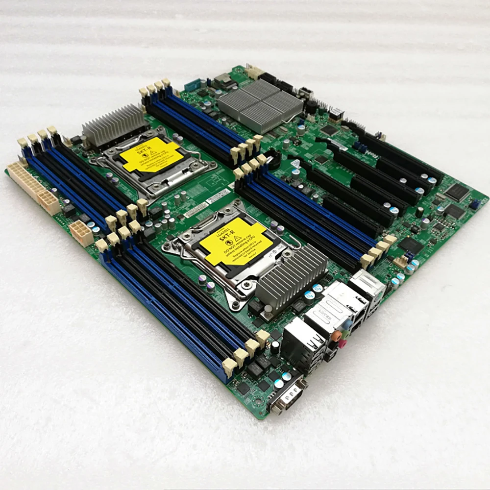 Placa base de servidor de doble vía X9DAi de alta calidad ECC DDR3 LGA2011 PCI-E 3,0 SATA3 USB 3,0 - imagen 2