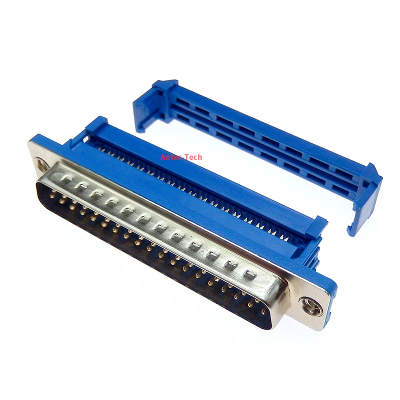 5 uds DIDC37 DB37 puerto serie hembra macho IDC engarzado tipo D-Sub RS232 COM conectores 37pin enchufe 37p adaptador para cable de cinta - imagen 3