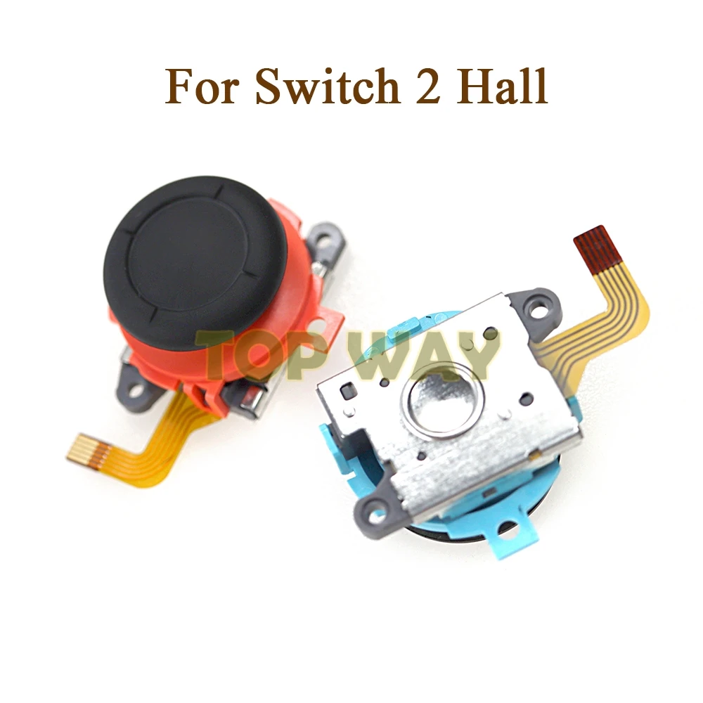 10 Uds. Thumbstick azul naranja para Switch 2 JoyCon para NS2 Joy Con reemplazo izquierda derecha 3D analógico Hall Joystick basculante - imagen 3