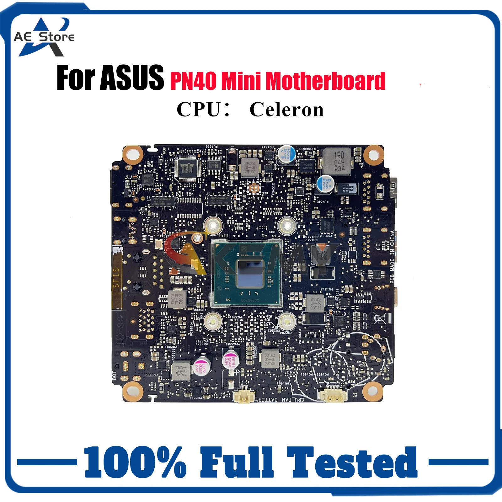 Placa base para ordenador portátil PN40 para ASUS Mini PC PN40 PN40 placa base para portátil con CPU Celeron 100% pruebas OK envío rápido alta calidad