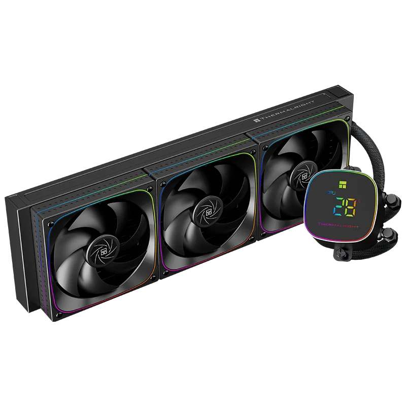 Thermalright FROZEN HORIZON versión de pantalla Digital 360 cabeza fría desmontable de metal magnético soporte de ventilador de alto rendimiento LGA1851 - imagen 3