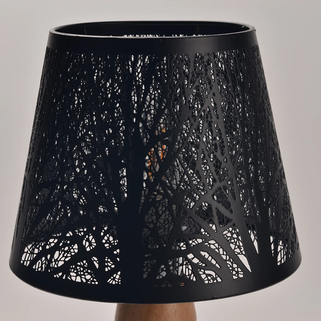 Pantalla de lámpara de mesa, accesorios de mesita de noche, cubierta de lámpara de pie E27 E26, Universal, moderna, decoración del hogar, pantalla de lámpara de hierro forjado, luz de carcasa - imagen 2