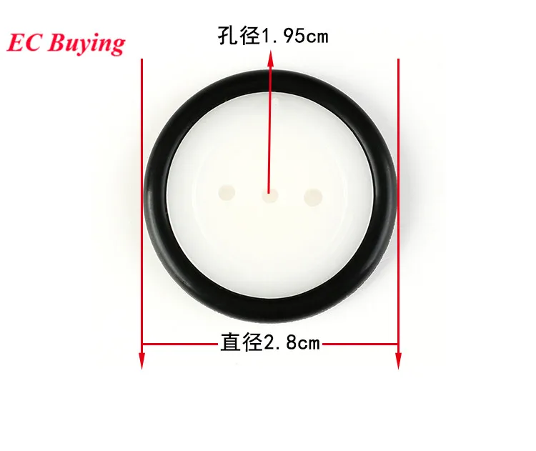 Chasis de neumático de coche inteligente pequeño, Robot de plástico, rueda de chasis de goma para microordenador de un solo chip, neumáticos de coche de juguete, 1 ud.-20 piezas - imagen 3