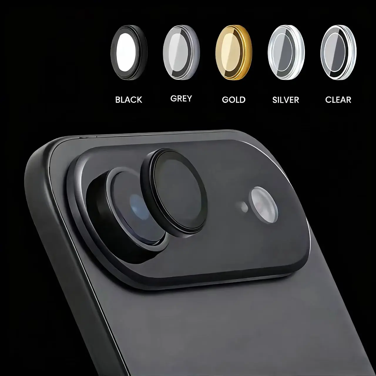 1-3 uds cubierta protectora de lente de cámara para IPhone 16 17 Pro Max 16Pro 17Pro accesorios de película de protección - imagen 2