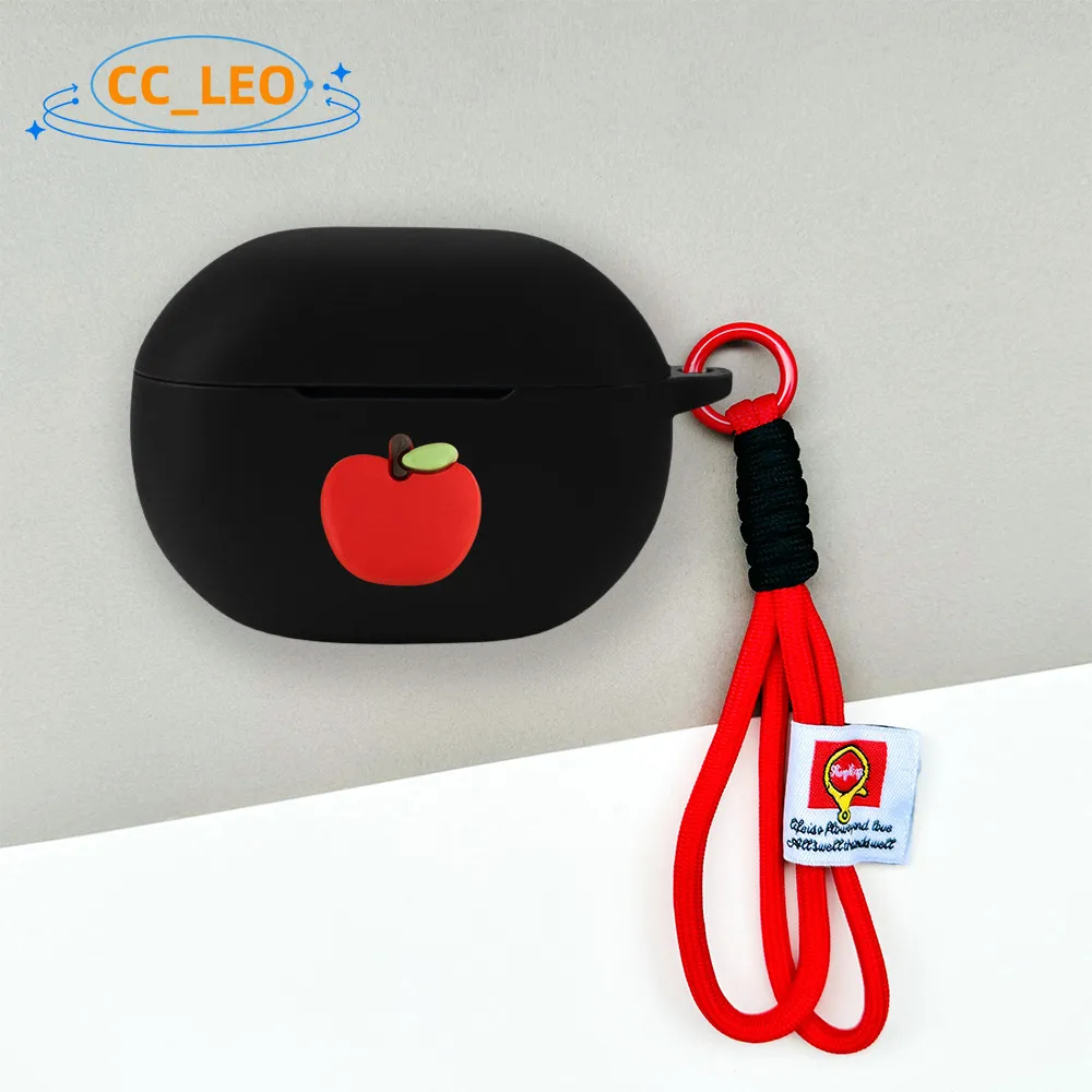 Para SoundPeats Capsule3 Pro funda lindo Panda cordón colgante encanto SoundPeats Capsule3 Pro + funda protectora de carcasa a prueba de golpes - imagen 3