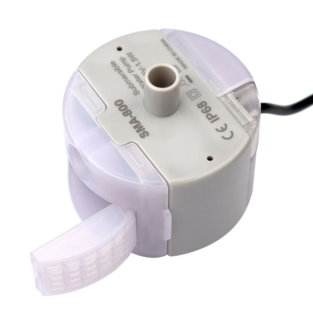 Bomba sumergible con Motor de fuente para mascotas, bebedero de agua para gatos, SMA-800, bomba de agua USB, accesorios de fuente para gatos, bomba de agua silenciosa DC 5V/1A - imagen 4