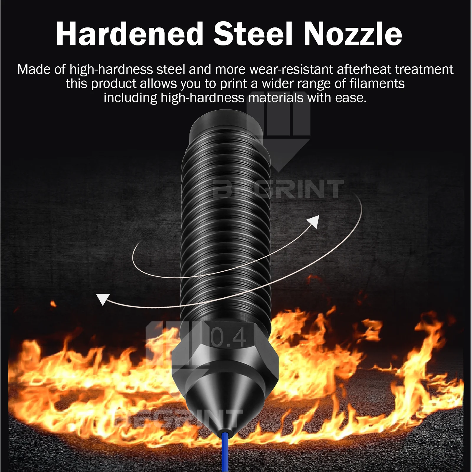 Boquilla extrusora de impresora 3D Centauri, accesorios de impresora 3D para Elegoo Centauri Carbon/Centauri, boquilla endurecida - imagen 4