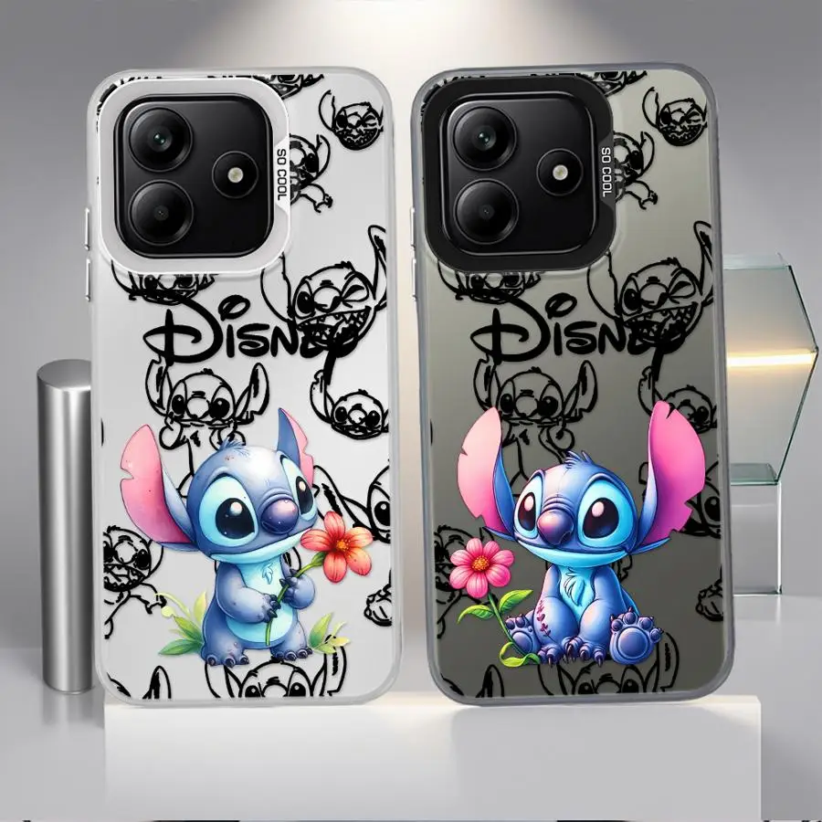 Funda suave bonita de Stitch de Disney para Xiaomi Redmi Note 12 13 14 Pro Plus 10 11 Pro 10s 11s