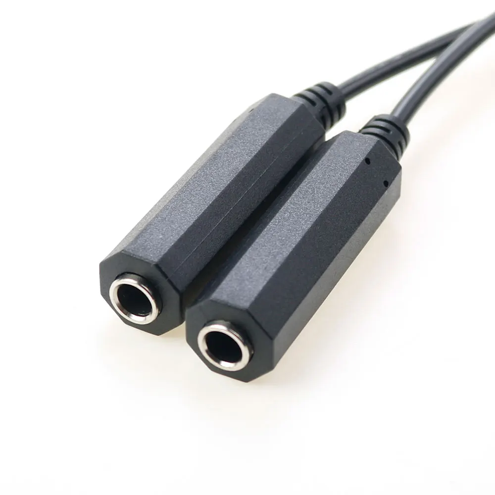 Cable adaptador divisor de 3,5mm macho a 6,35 hembra, cable de Audio 3,5 macho a 6,35mm hembra, línea de transferencia ESTÉREO - imagen 4