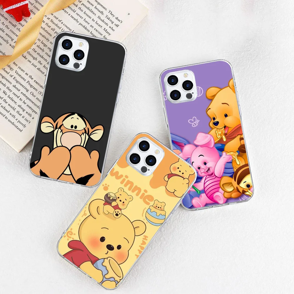 BY-72 Winnie Pooh funda blanda para Moto G5 G5S G6 G7 One Zoom Action Hyper Macro Vision Fusion Play Plus Power - imagen 4