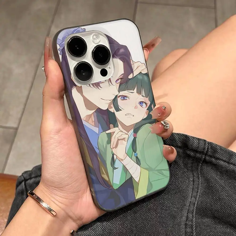 Funda de teléfono The Apothecary Diaries, funda de teléfono con patrón corrugado para iPhone 17 16 15 14 13 Plus Pro Max, funda mate a prueba de golpes - imagen 3