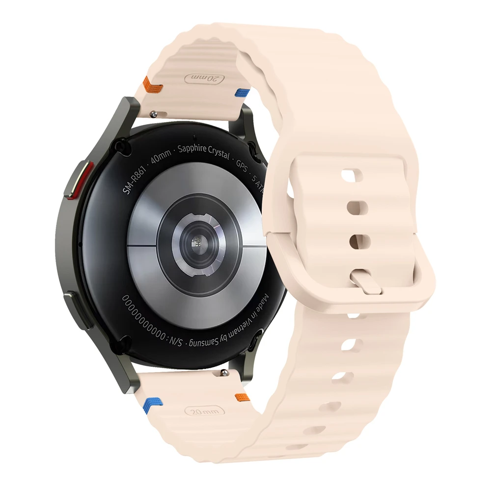 Correa de silicona para reloj Samsung Galaxy, Huawei Watch GT, Amazfit GTR/GTS, Polar Unite/Grit X, Garmin, correas para reloj inteligente, 22mm y 20mm - imagen 5