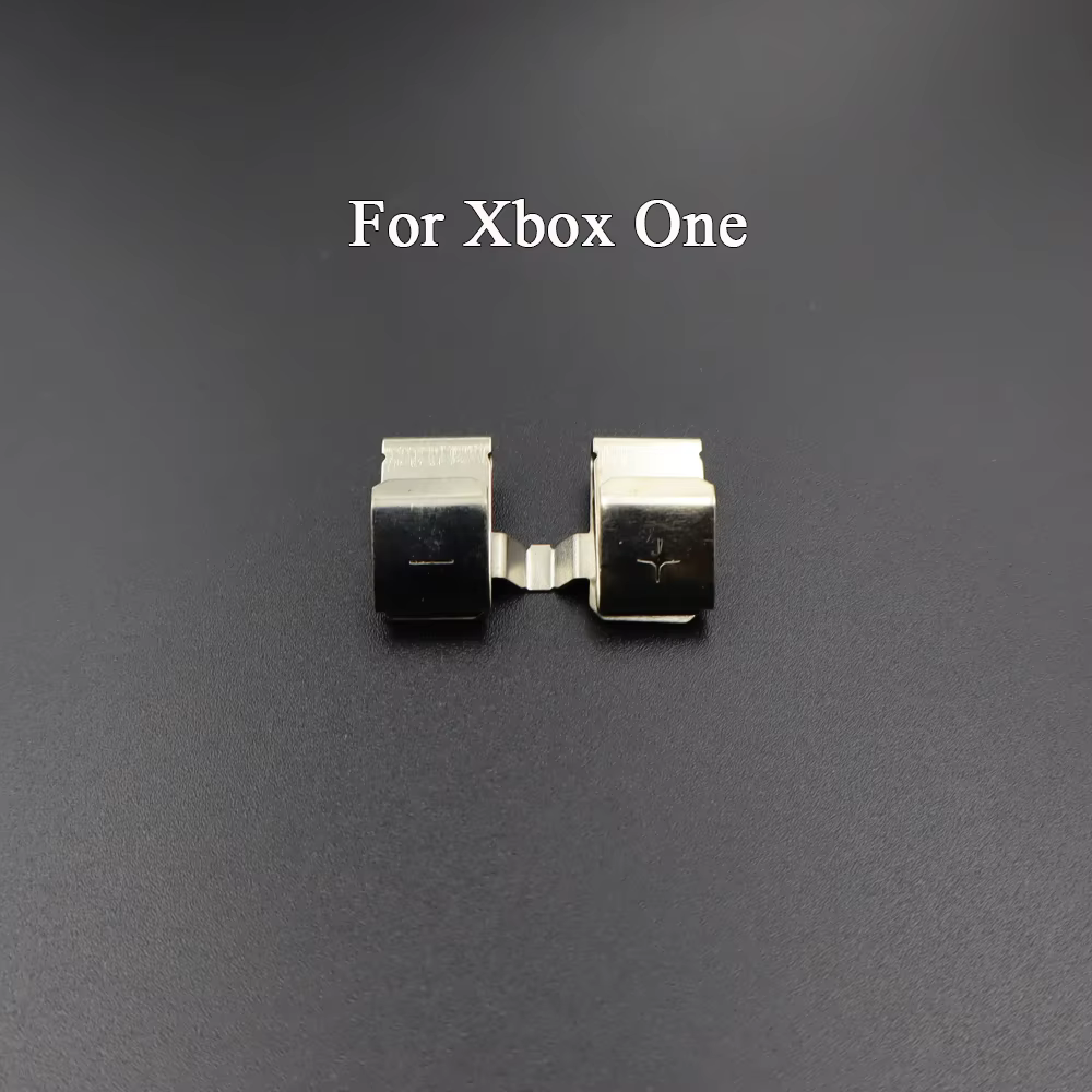 Conector de contacto de batería de repuesto, pieza de Clip de Metal para Xbox One S, controlador Xbox Series X S, resorte de soporte de batería, 1-10 Uds. - imagen 2
