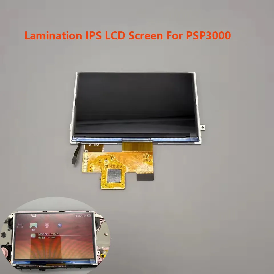 Laminado Pantalla LCD IPS LCD para Sony PSP3000 PSP 3000. No adecuado para la placa base Toshiba LCD de la pantalla 07g - imagen 3