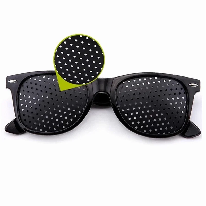 Gafas correctoras portátiles para el cuidado de la visión, gafas estenopeicas con orificio estenopeico, protección ocular antifatiga, gafas De Grau - imagen 2