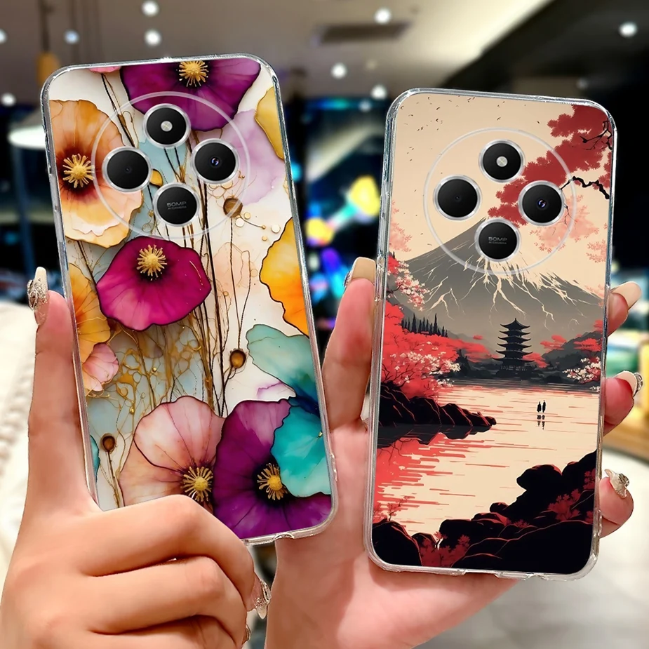 Para Xiaomi Redmi 14C funda Poco C75 Cool Dragon patrón funda de silicona suave para Xiaomi Poco C75 C 75 Redmi 14C Fundas parachoques - imagen 3