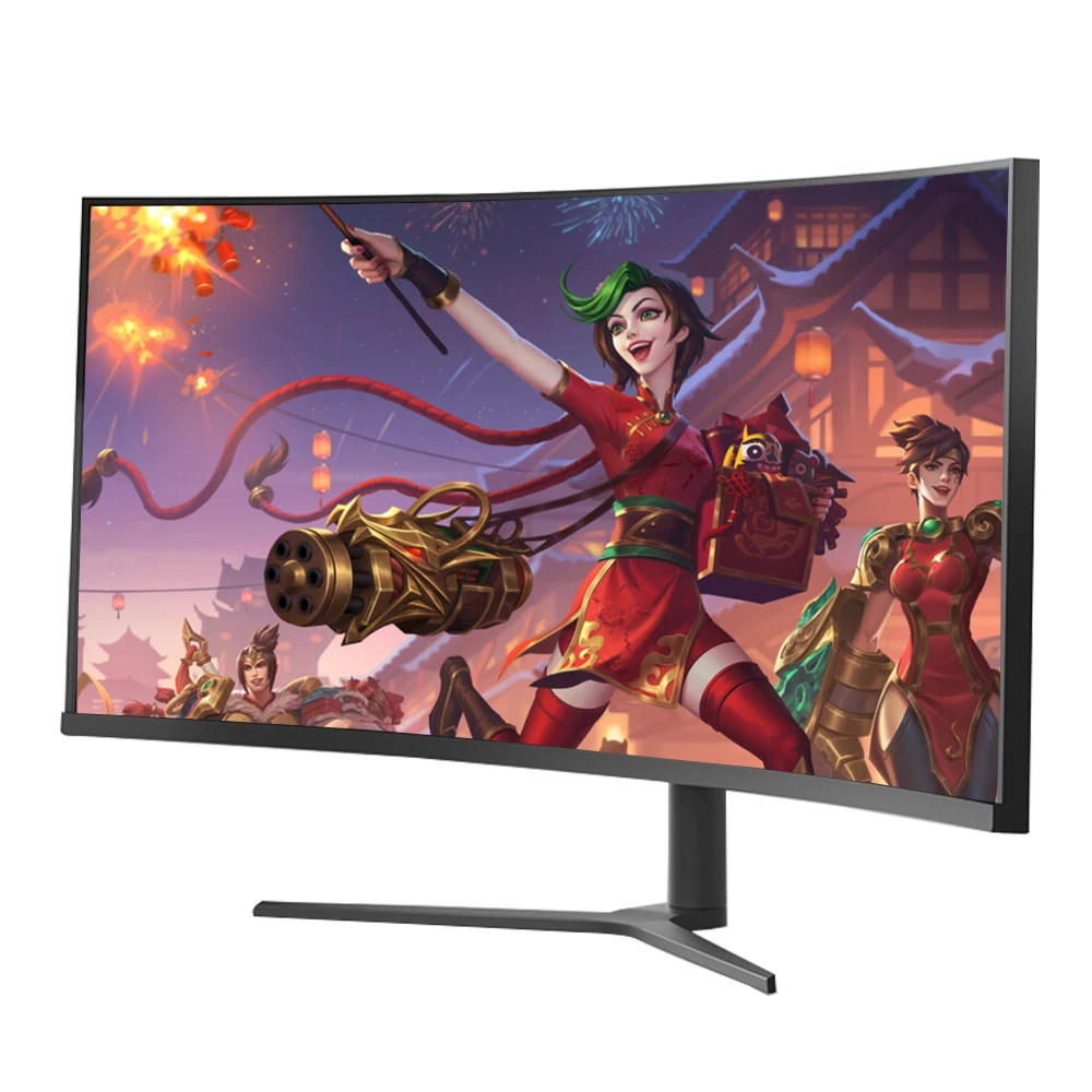 Monitores curvos para juegos 1800R de 34 pulgadas 4k 3440*1440 100/144Hz Monitor panel LGD pantalla de 34 "con pantalla de altavoz HDMI + DP - imagen 5